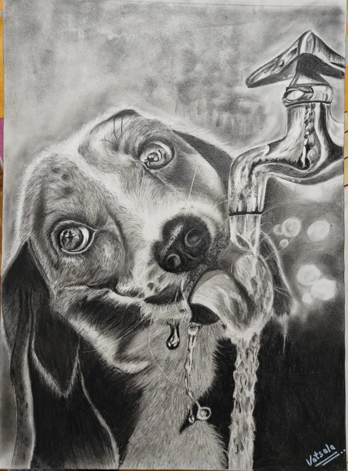 Thirsty Dog